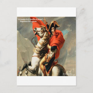 Cartão Postal Napoleão & Citação do "Líder"