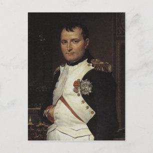 Cartão Postal Napoleão em seu Estudo por Jacques Louis David