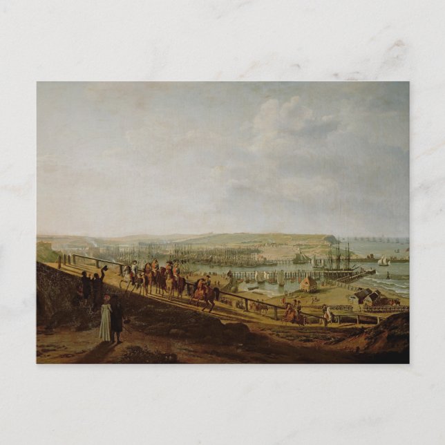 Cartão Postal Napoleão I Visitando o Campo em Boulogne (Frente)