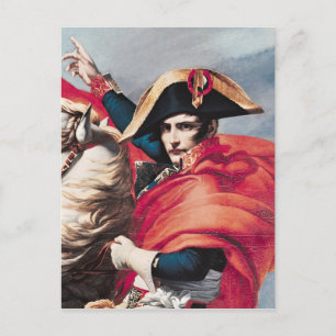 Cartão Postal Napoleon que cruza os cumes