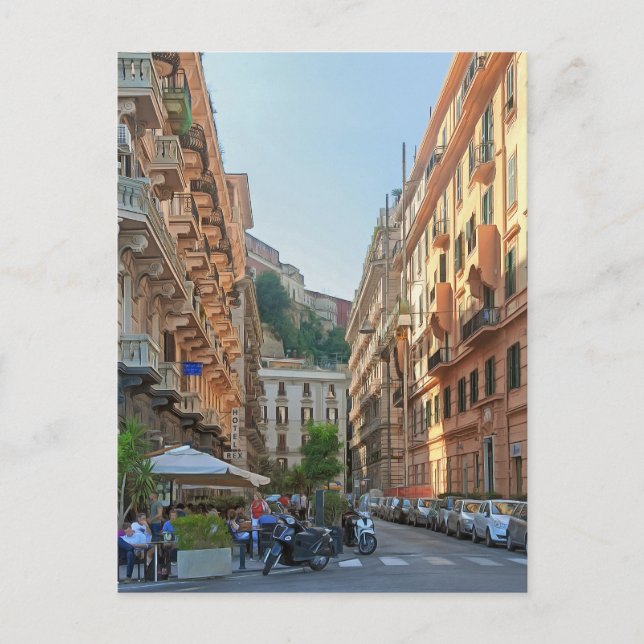 Cartão Postal Nápoles. 18. (Frente)