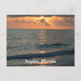 Cartão Postal Nápoles Beach, Florida Sunset