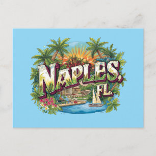 Cartão Postal Nápoles Flórida sonhando