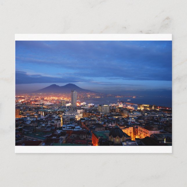 Cartão Postal Nápoles Itália (Frente)