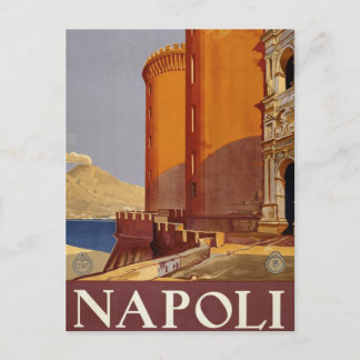 Cartão Postal Napoli, Cartão-postal de Viagens vintage italiano