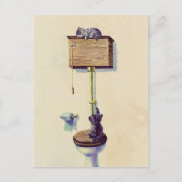 NAPPING on the WATER CLOSET by SHARON SHARPE