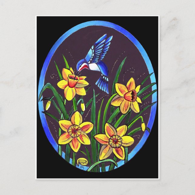 CARTÃO POSTAL NARCISOS (Frente)