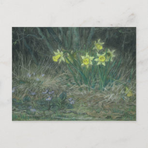 Cartão Postal Narcissi and Violets, c.1867
