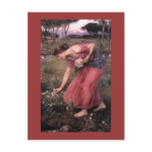 Narcissus Escolhendo Flores no Prado