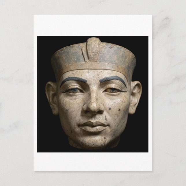 Cartão Postal Narmer First Egípcia Pharaoh Unifier Art (Frente)
