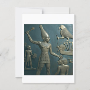 Cartão Postal Narmer First Pharaoh Victory Palette Art