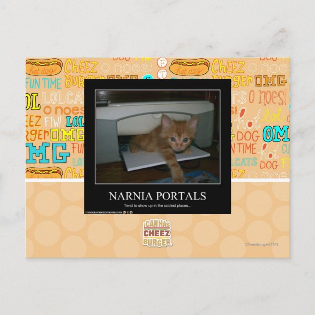 Cartão Postal Narnia Portals (Frente)