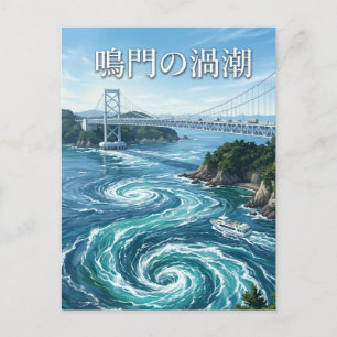 Cartão Postal Naruto Redemoinhos Japão