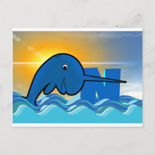 Cartão Postal narval