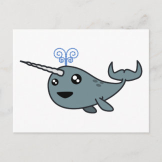 Cartão Postal Narwhal!