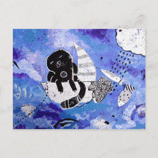 Cartão Postal Nas Águas de Rover Nile