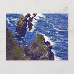 Cartão Postal Nas Falésias de Slieve League Na Irlanda 3