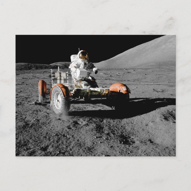 Cartão Postal NASA Apollo 17 Veículo Circulante Lunar (Frente)