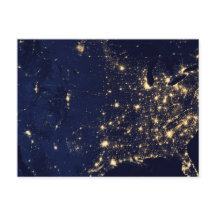 Nasa Lights from Space USA