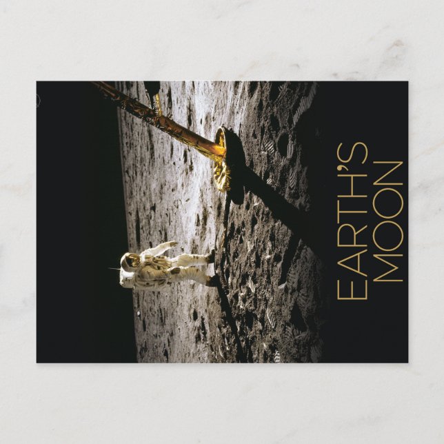 Cartão Postal NASA Moon Poster 4 (Frente)