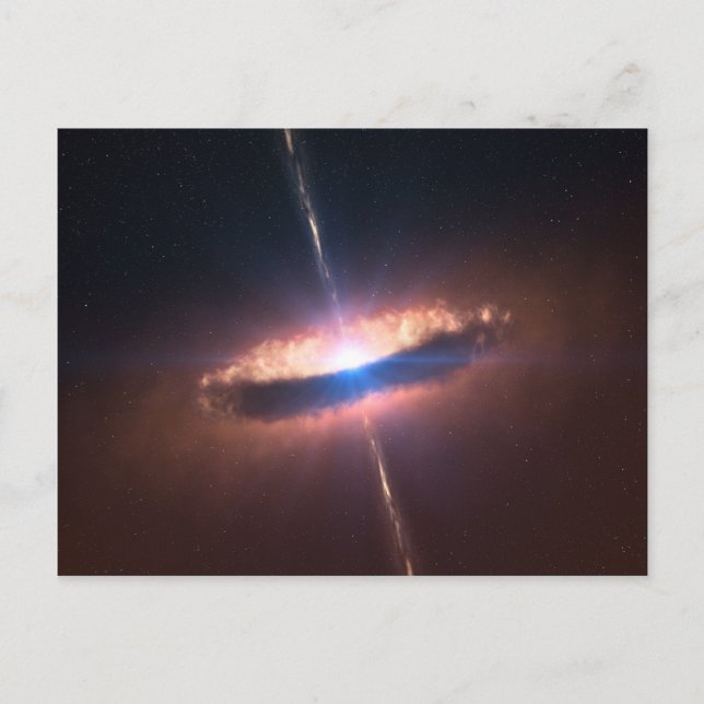 Cartão Postal NASAs SIG10-012 Disk Galaxy (Frente)