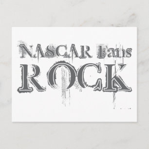 Cartão Postal NASCAR Fans Rock