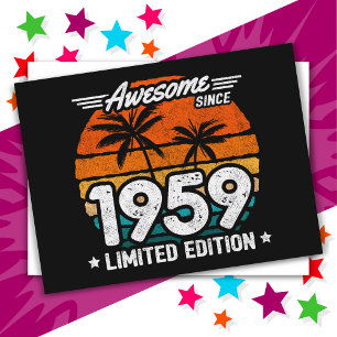 Cartão Postal Nascer 1959 Edição Limitada Impressionante Desde 1