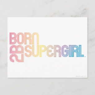 Cartão Postal Nascer de ser super garota