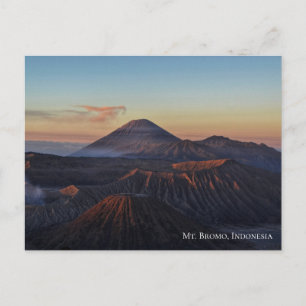 Cartão Postal Nascer do Sol Amanhecer no Monte Bromo Indonésia V