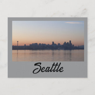 Cartão Postal Nascer do Sol em Seattle