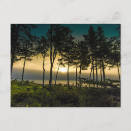 Cartão Postal Nascer do sol na Baía de Gouldsboro, Maine