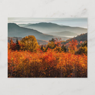 Cartão Postal Nascer do sol na Kancamagus Highway Overlook New H