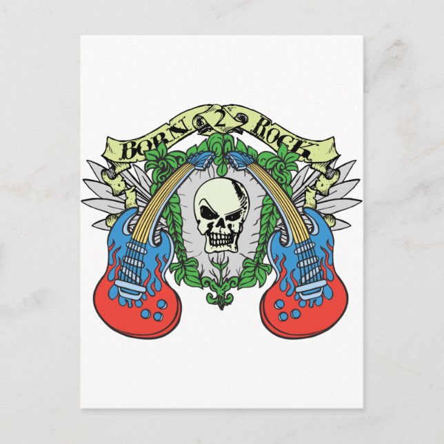 Cartão Postal Nascer para Rock (Frente)