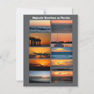 Cartão Postal Nasceres do sol majestosos na Flórida