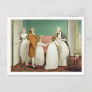 Cartão Postal Nascimento do herdeiro, c.1799 (óleo na canvas) ve