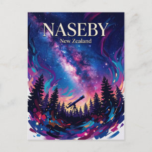 Cartão Postal Naseby Nova Zelândia