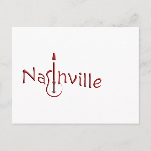 Cartão Postal nashville (Frente)