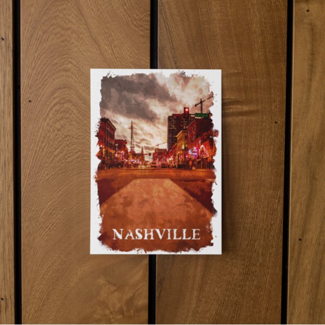 Cartão Postal Nashville Tennessee City View (nashville Nashville Tennessee City postcard)
