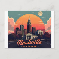 Nashville Tennessee retro horizonte