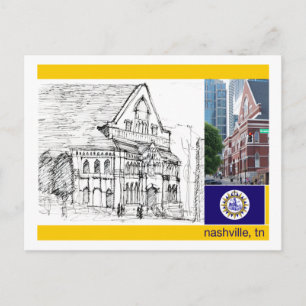 Cartão Postal Nashville TN: Cartão-postal