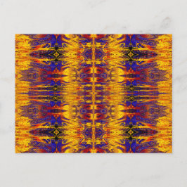 Cartão Postal NASMA Dourado E AZUL 1