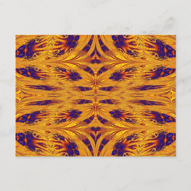 Cartão Postal NASMA Dourado E AZUL 11 (Frente)