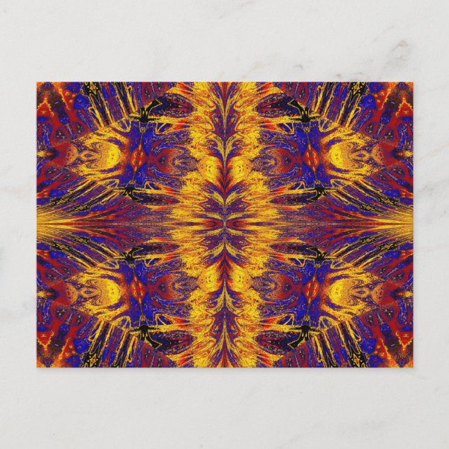 Cartão Postal NASMA Dourado E AZUL 4 (Frente)