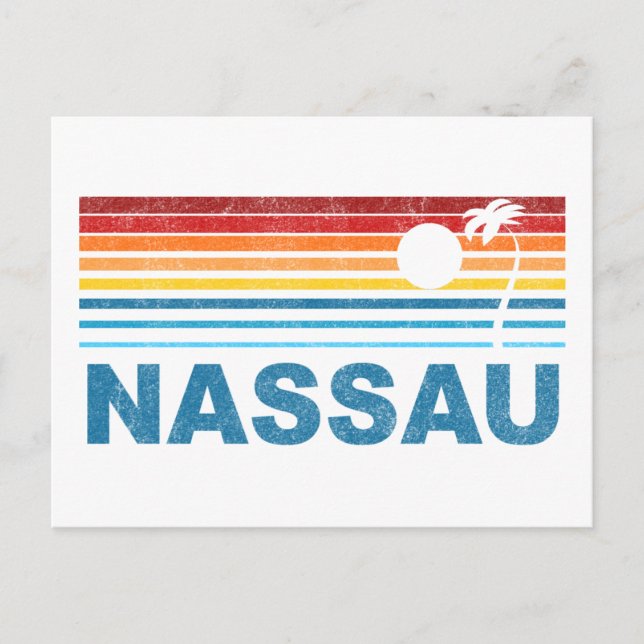 Cartão Postal Nassau Bahamas (Frente)