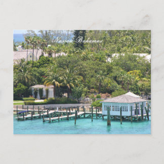 Cartão Postal Nassau Bahamas of the Caribbean, Postcard