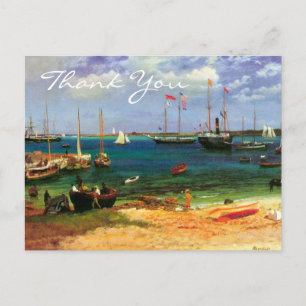 Cartão Postal Nassau Harbour por Albert Bierstadt