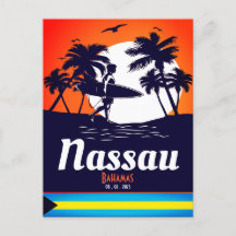 Nassau Palm Tree Bahamas Vintage Souvenirs