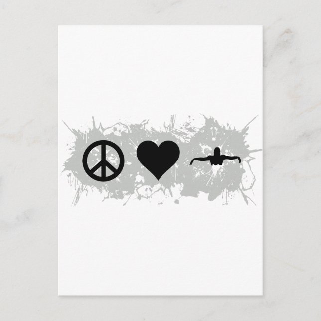 Cartão Postal Natação (Frente)