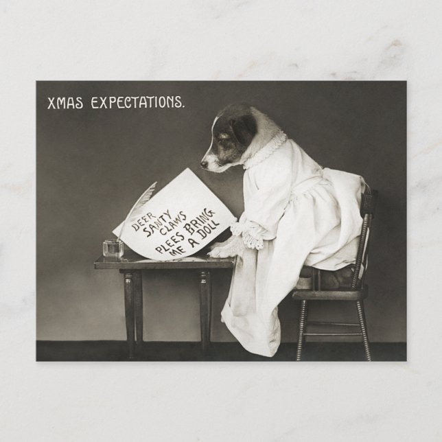 Cartão Postal Natais vintages (Frente)