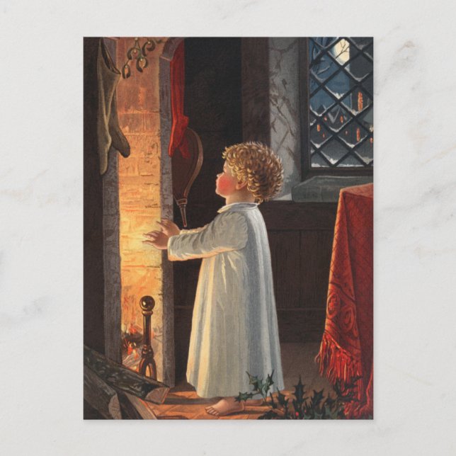 Cartão Postal Natais vintages (Frente)